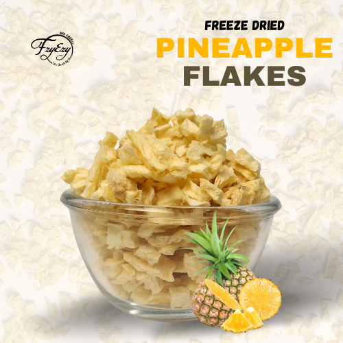 Premium Quality Freeze Dried Pineapple Flakes Cut