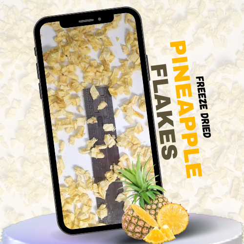 Premium Quality Freeze Dried Pineapple Flakes Cut