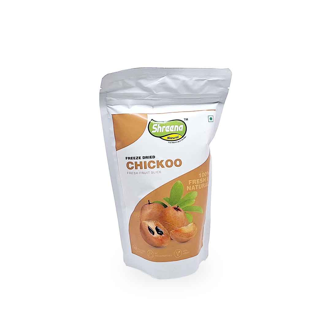 Freeze Dried Chikoo Slice