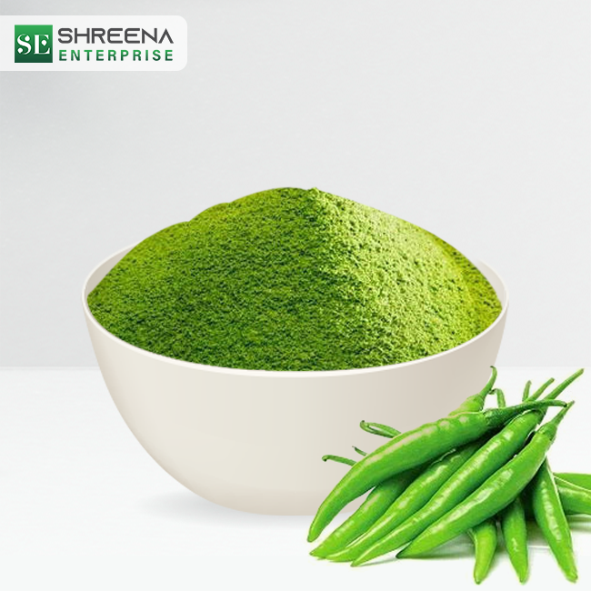 Best & Pure Spray Dried Green Chilli Powder