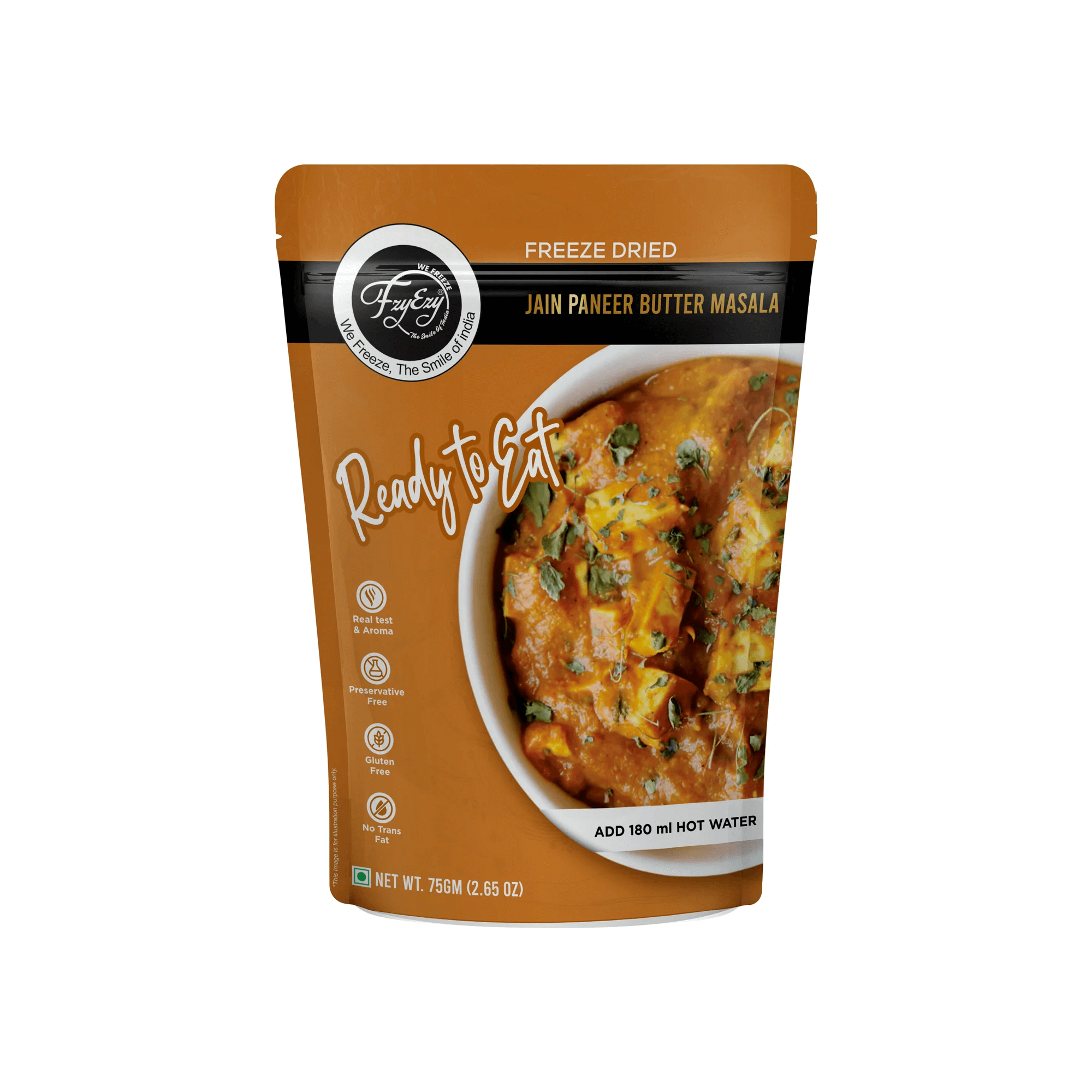 Ready to Eat Jain Paneer Butter Masala 75 Gm (With Water 275 Gm)