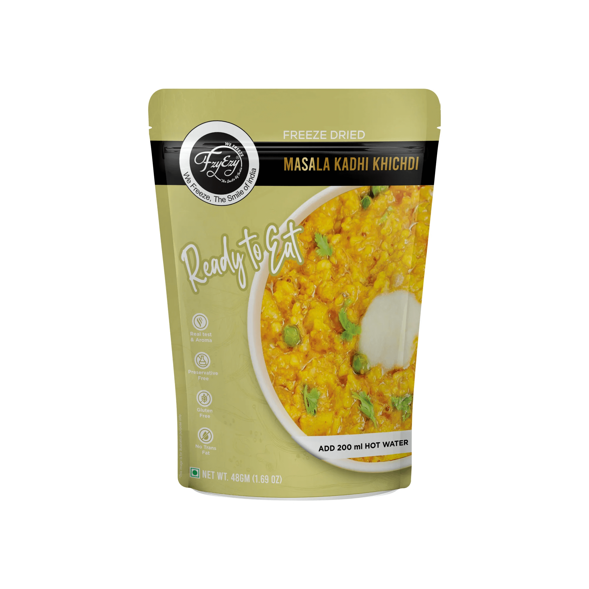 Ready to Eat Masala Khichdi Kadhi 48 Gm (With Water 248 Gm)