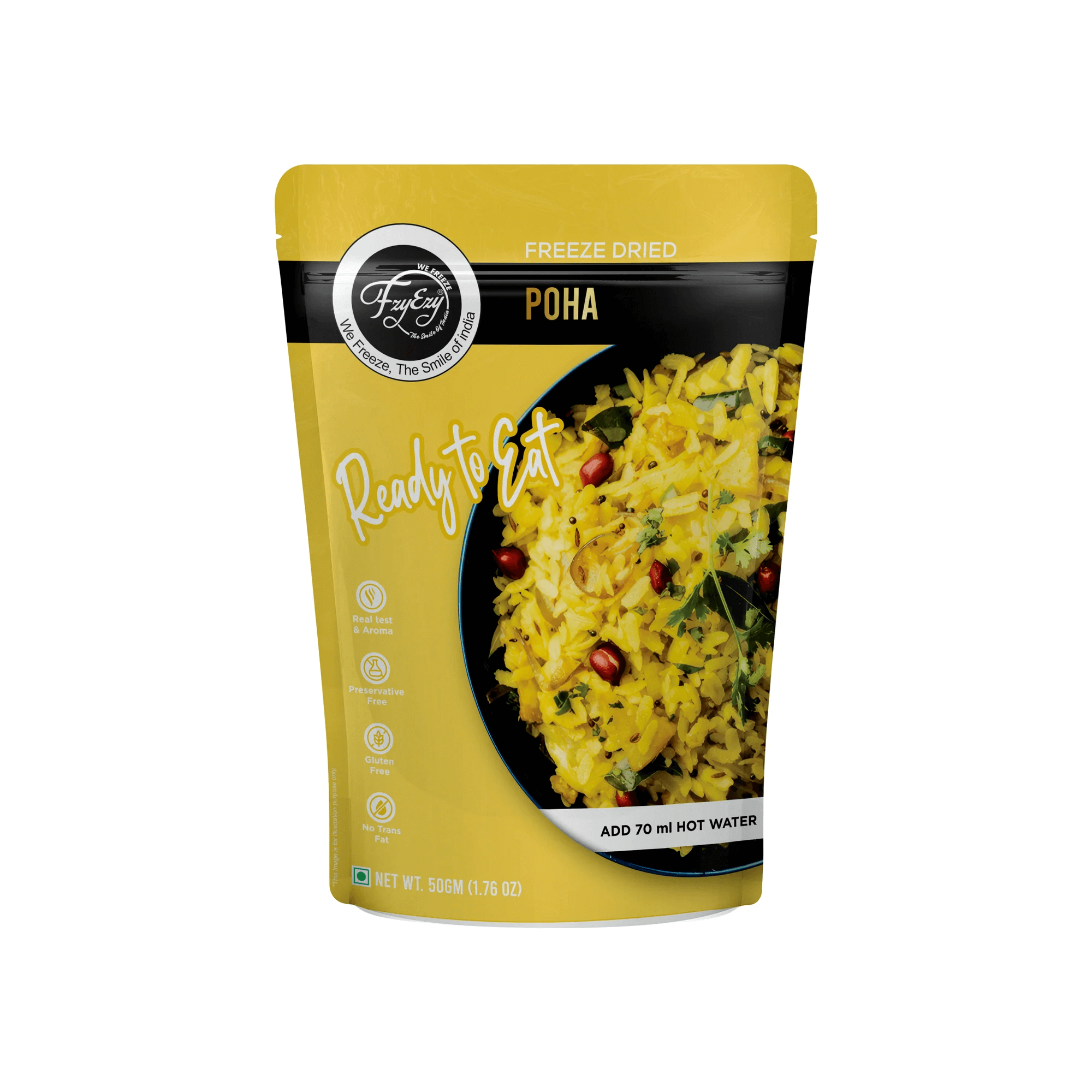 Ready to Eat Poha 50 Gram (With Water 250 Gm)