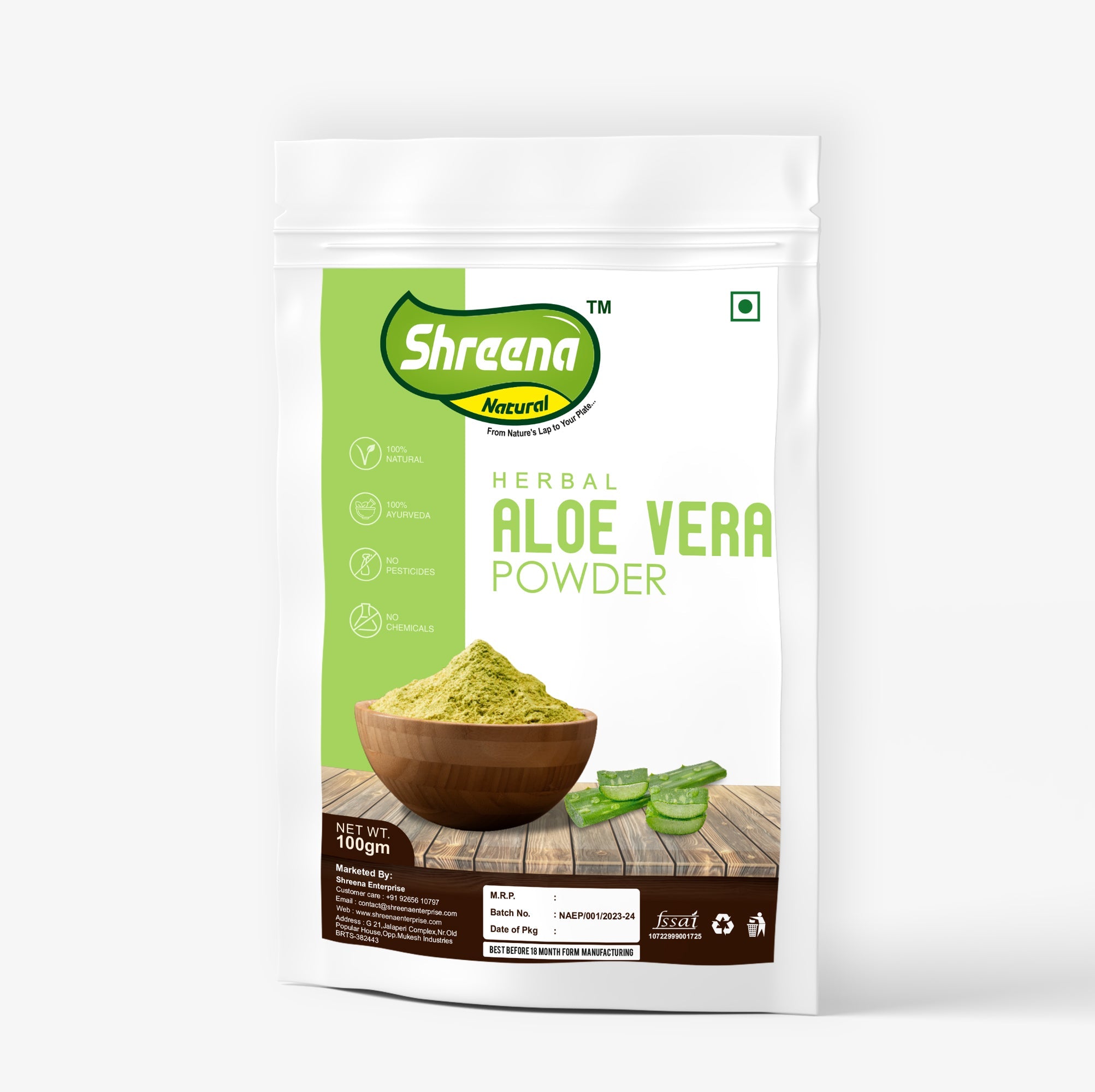 Herbal Aloe Vera Powder