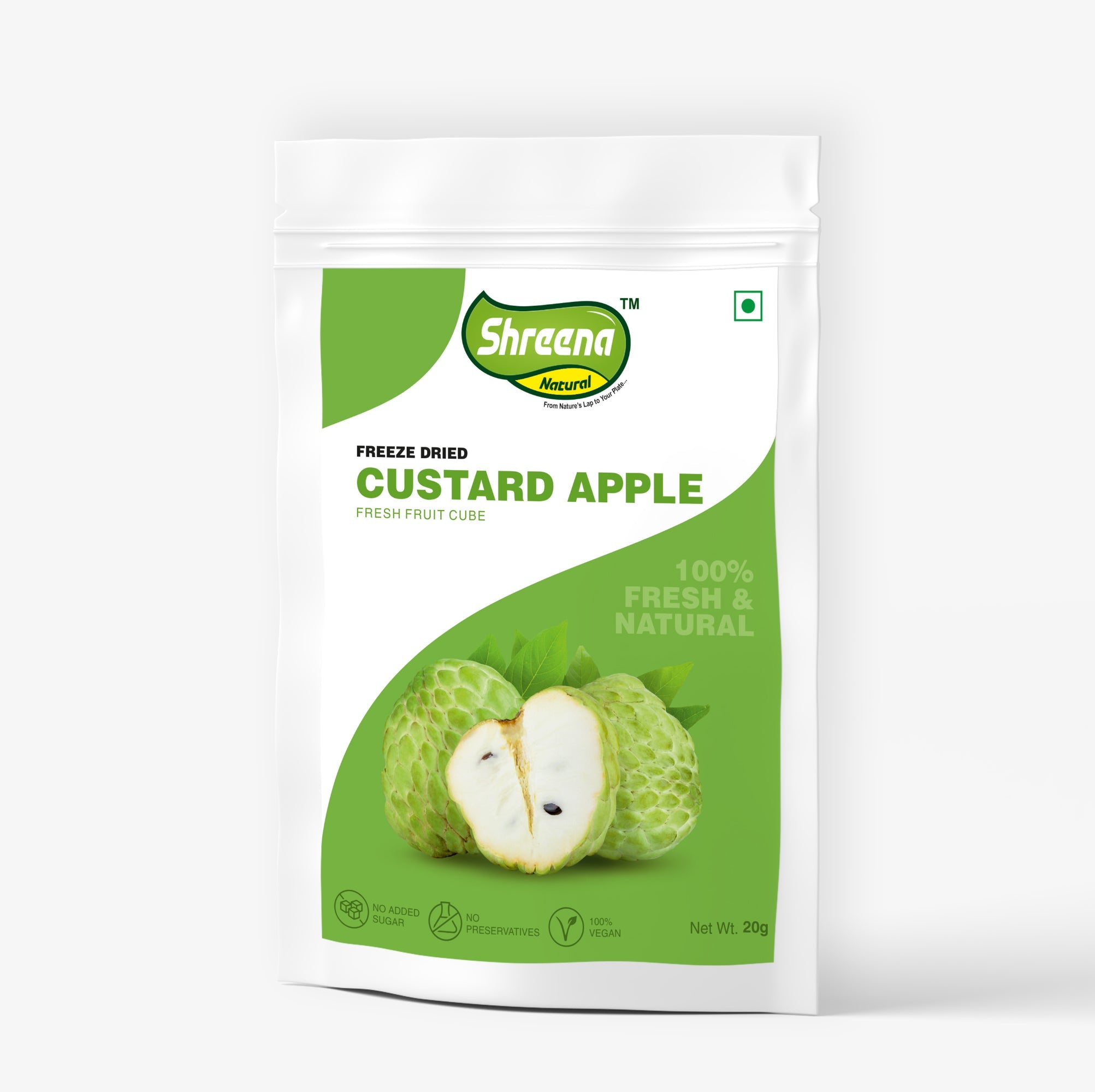 Freeze Dried Custard Apple Cube