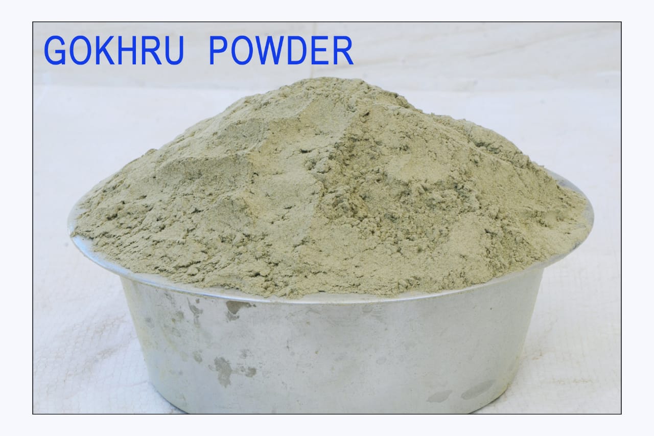 Handpicked High-Quality Gokhru Powder